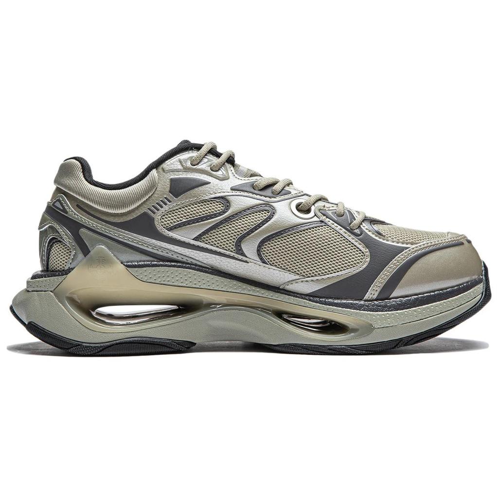 Li Ning Beyond Infinity Comfortable Trendy Non-Slip Wear-Resistant Low-Top Casual Shoes Men Casual Shoes Lime AZGT003-6
