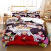 Naujas Mados Inuyasha Patalynės Komplektas Viengulis Twin Pilnas Queen King Dydžio Lovos Komplektas Suaugusiems Vaikams Miegamojo 3D Anime Paklodės ir Pagalvių Užvalkalai