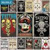 [SQ-DGLZ] Tattoo Styles Metal Sign Vintage Plaque Tin Sign Plate Wall Decor For Bar Club Man Cave Art Painting Travel Poster