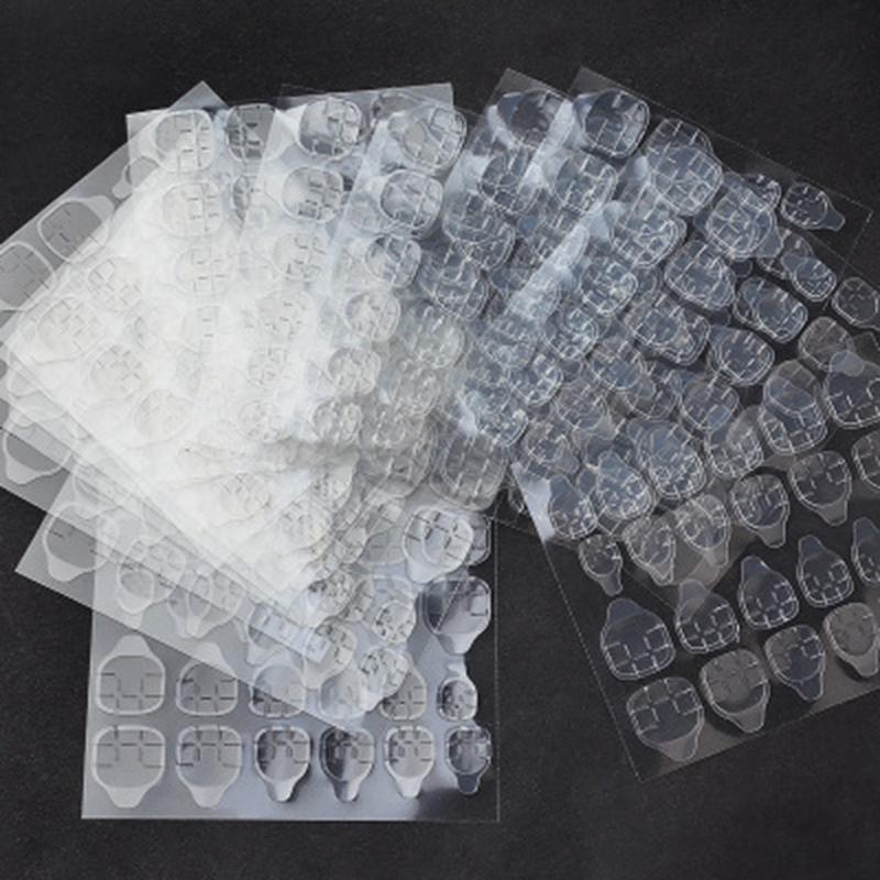 120pcs Double Sided False Nail Art Adhesive Tape Glue Sticker DIY Tips Fake Nail Acrylic Manicure Gel Makeup Tool