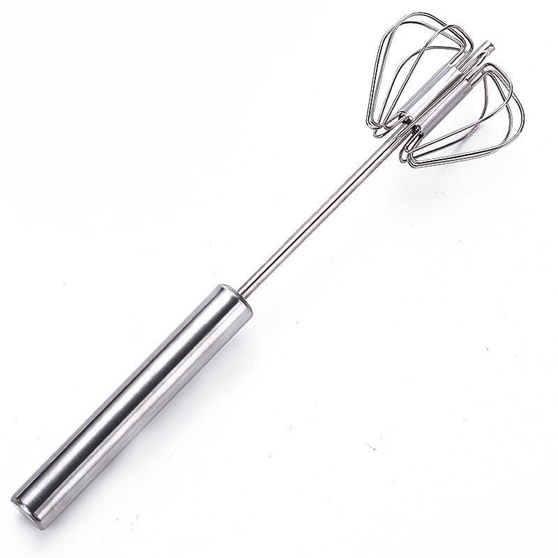 Handmatige druk ei klopper roterende semi-automatische mixer koffie melk mengen ei klopper hand held keuken bakken kookgereedschap