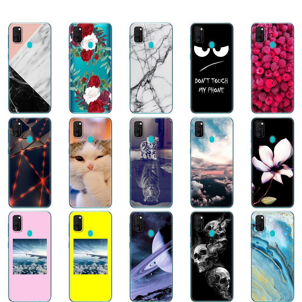 For Samsung M21 Case 6.4" Silicon Soft Tpu Cover For Samsung Galaxy M21 M 21 SM-M215FZGUSER M215 Phone Back Bag Protective Shell