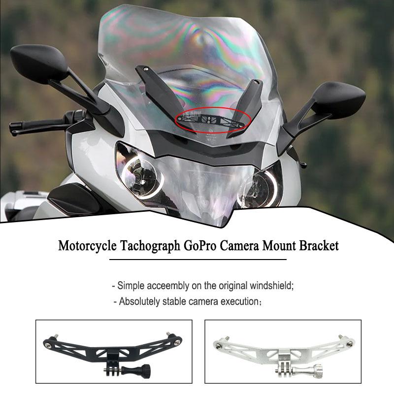 Für BMW K1600GT K1600 GT K1600GTL K1600B K 1600 B 2017 2018 2019 2020 2021 Motorrad Fahrtenrekorder Halter Kamera Halterung