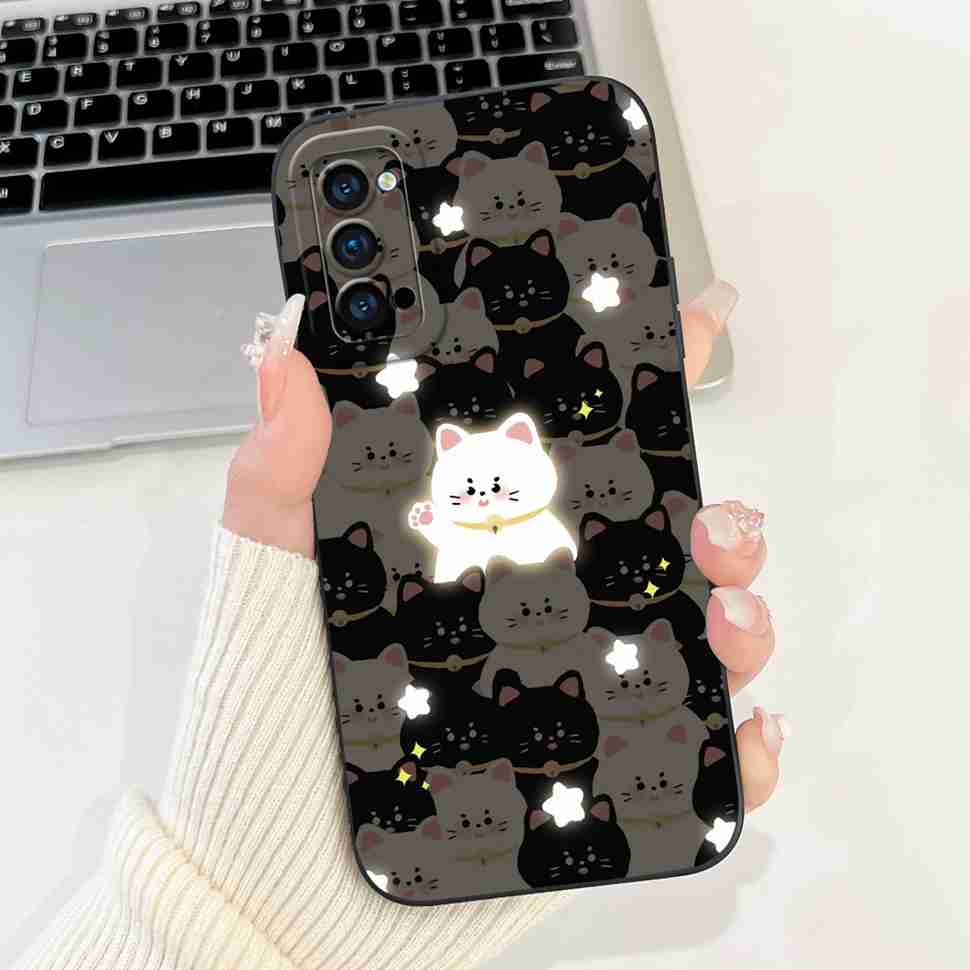 Para Capa Oppo Reno4 Pro 5G CPH2089 Capa Pintada com Arte de Luxo Para Capa de Celular Oppo Reno4 Reno 4 Pro 5G Protetor Capa Macia
