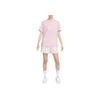 Nike Sportswear Loose Fit Round Neck Cotton Comfortable Casual Breathable T-Shirt Women T-Shirt Pink HM4625-663