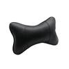 Car Seat Headrest Covers Car Leather Breathable Safety Pillow Auto Car Universal Head Neck Rest Pillow Pad For Car Travel Pillow