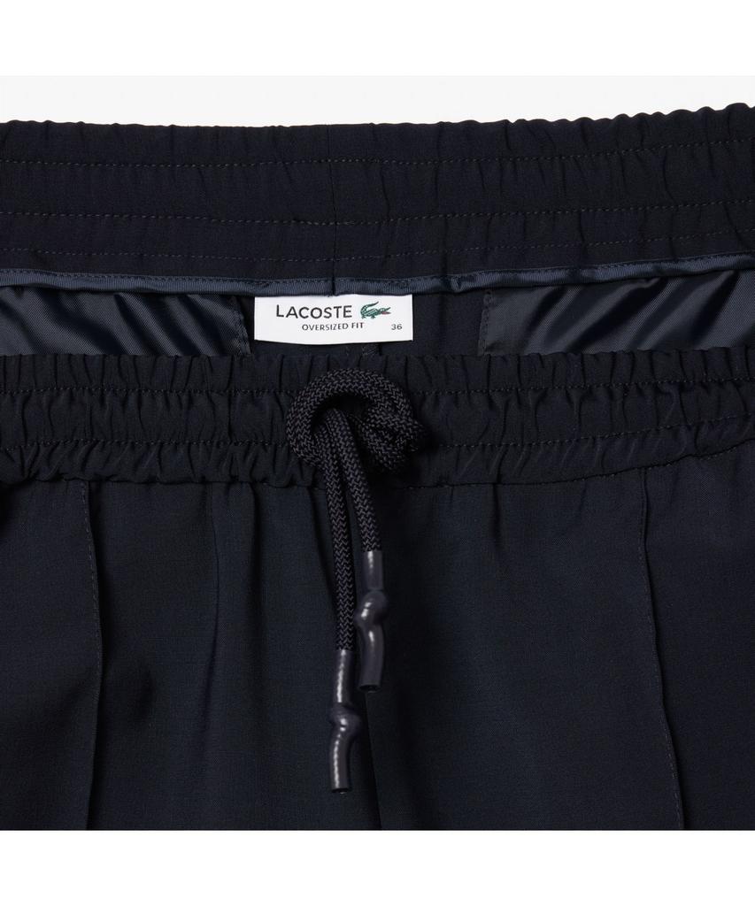 LACOSTE Women'S Wool Blend Flannel Jogger Pants Hf7451-55G Hde