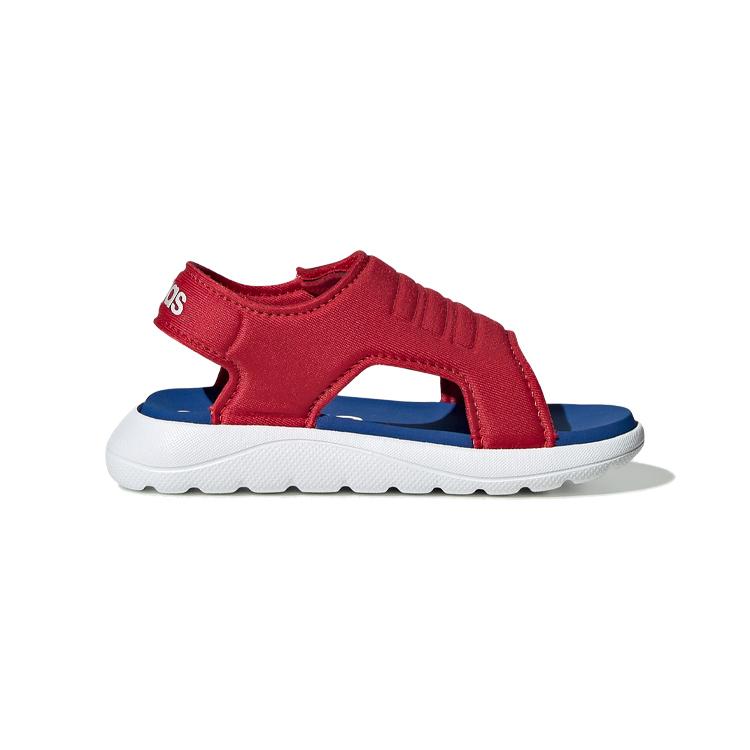 adidas Comfort Sandal I Comfortable Low Top Toddler Shoes Blue Red Infant And Toddler EG2231