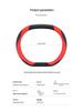 Genuine Leather Steering Wheel Cover for Changan UNIV, UNIK, 2nd Gen CS55 Plus Cars
