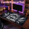 Green Day Customized Name Text Mouse Pad, Large Desk Mouse Mat Personalized Home Office Present