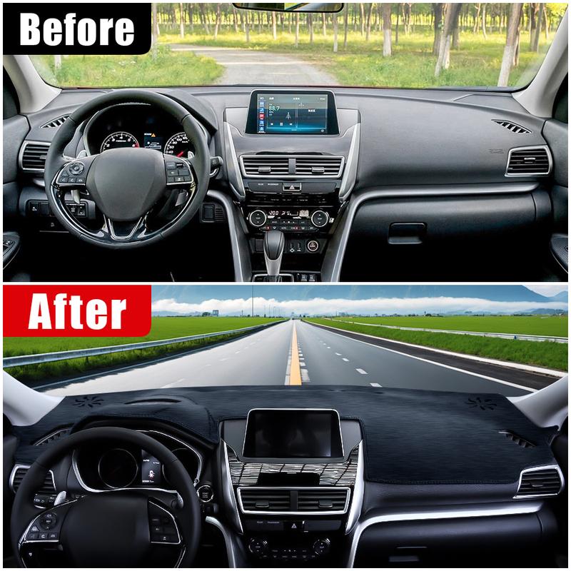 Car Dashboard Cover For Mitsubishi Eclipse Cross 2017 2018 trument Desk Sun Shade Mat Accessories
