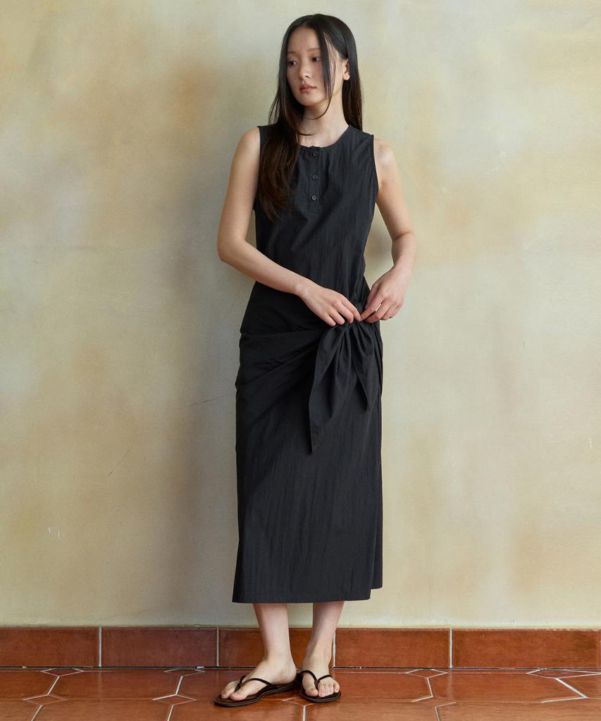 Wednesday Oasis For Woman Pure Henry Wrap Dress_Black(Wb6Op02)