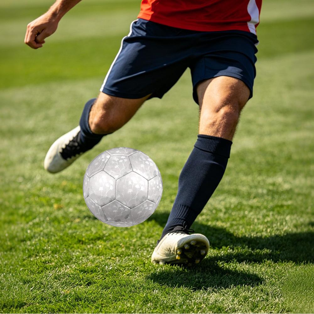 1pc Ginkgo Leaf Size 5 Soccer Ball Professional Match Training Football Indoor &Outdoor Sports Ball Lightweight Durable c65150