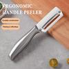 2Pcs Vegetable Peeler Peeler with Ergonomic Handle Bottle Opener Multi-Function Fruit Peeler for Pumpkin Pineapple Sugarcane Rust-Proof Essential