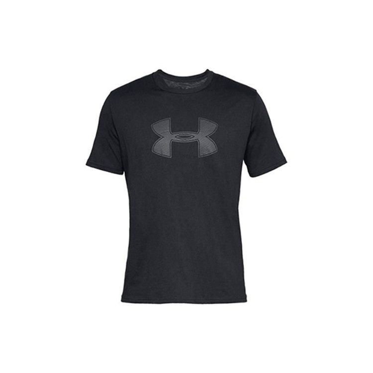 Under Armour Round Neck Regular Fit T-Shirt Men Tops Black 1329583-001