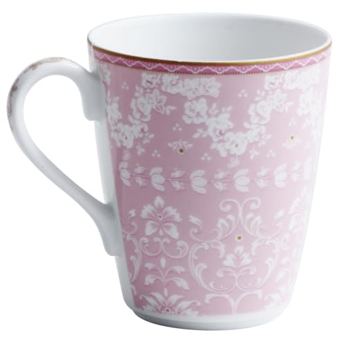 NARUMI Mug English Trad Pink 300cc Cute Stylish Gentle Elegant Design Microwave Safe Made Japan Gift Box Included