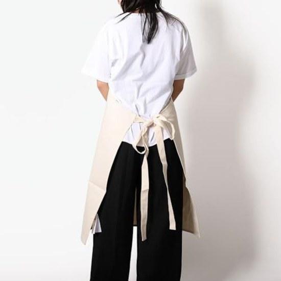 Maison Kitsuné Apron Unisex Café Barista Fox P709 Ivory
