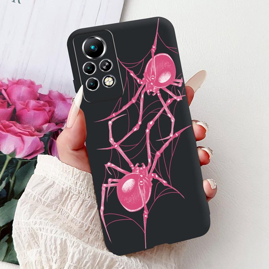 New Design Phone Case For Infinix Note 11 Pro 11S X697 X698 X663 Black Silicone Soft Back Cover For Infinix Note11 11S 11Pro