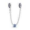 Sparkling Clear Copper Safety Chain Copper Safety Chain Charm Beads Fit Original Pandora Bracelet Diy Jewelry