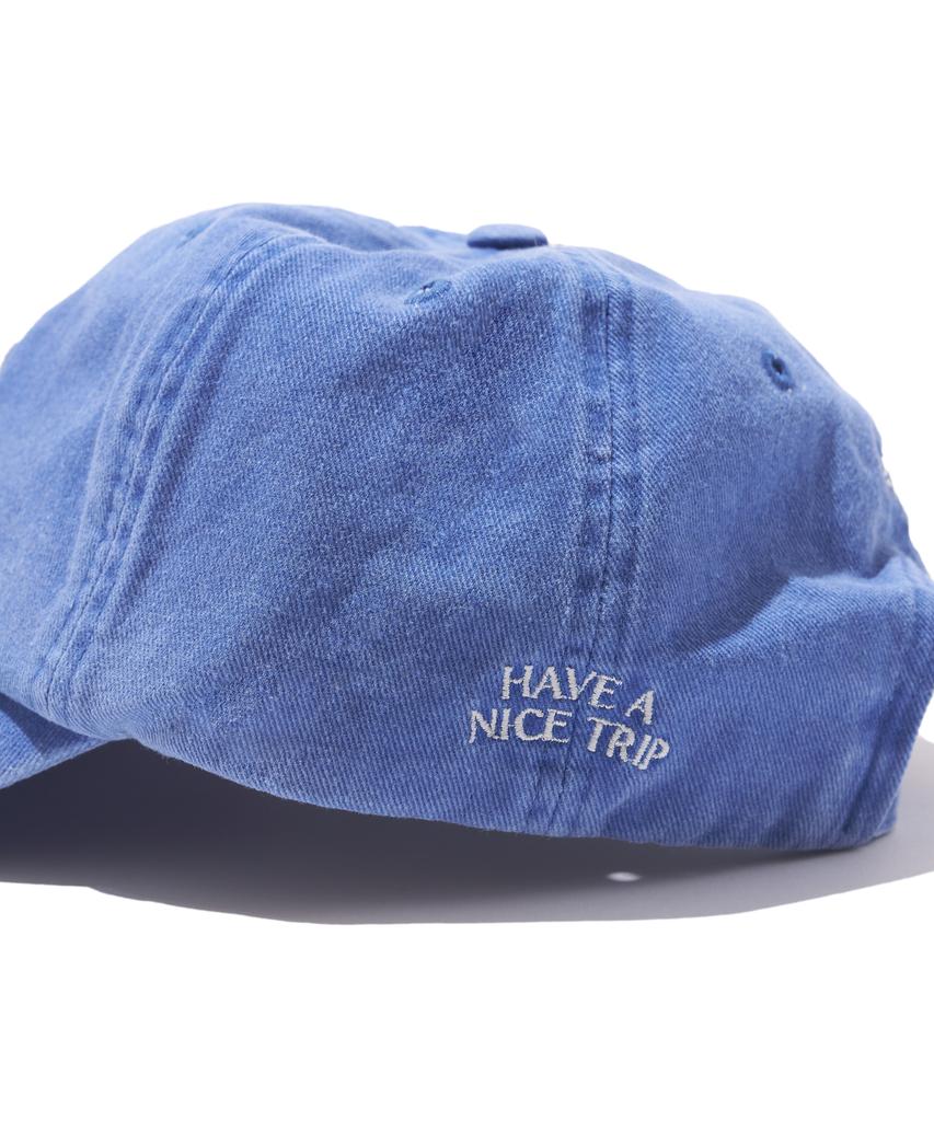 HELLO SUNRISE H Logo Cotton Ball Cap_Blue