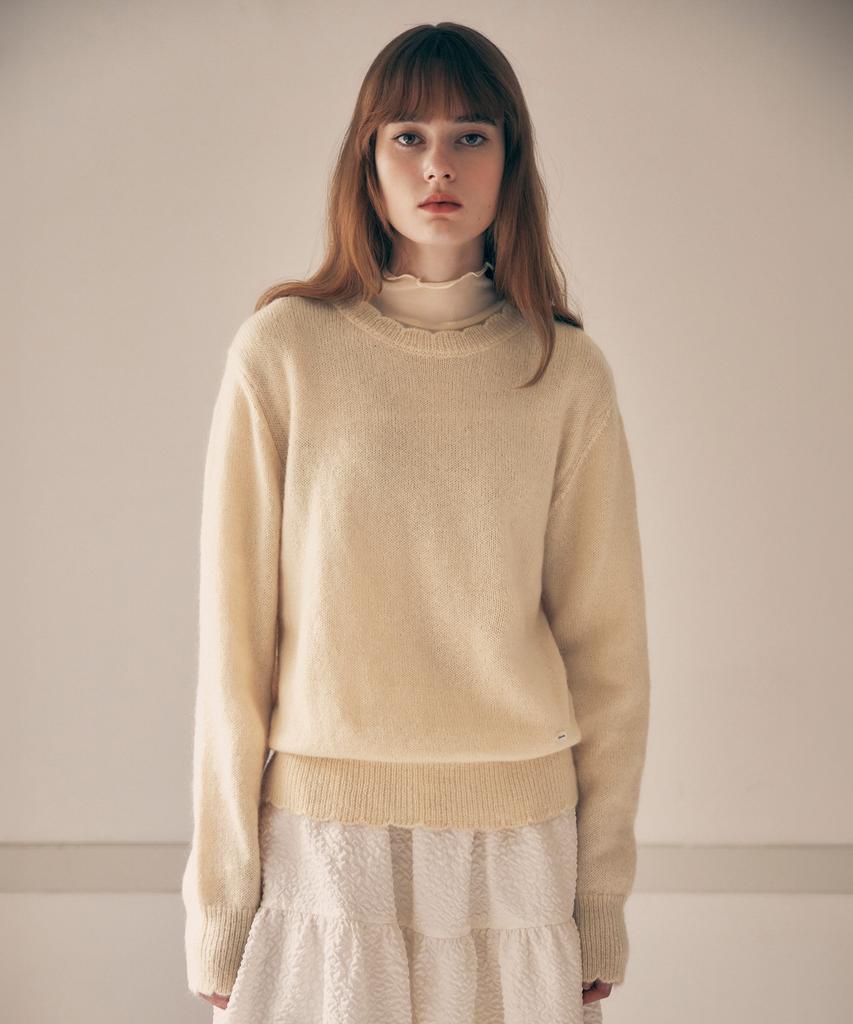 ROLAROLA Mohair Wool Blended Knit Butter
