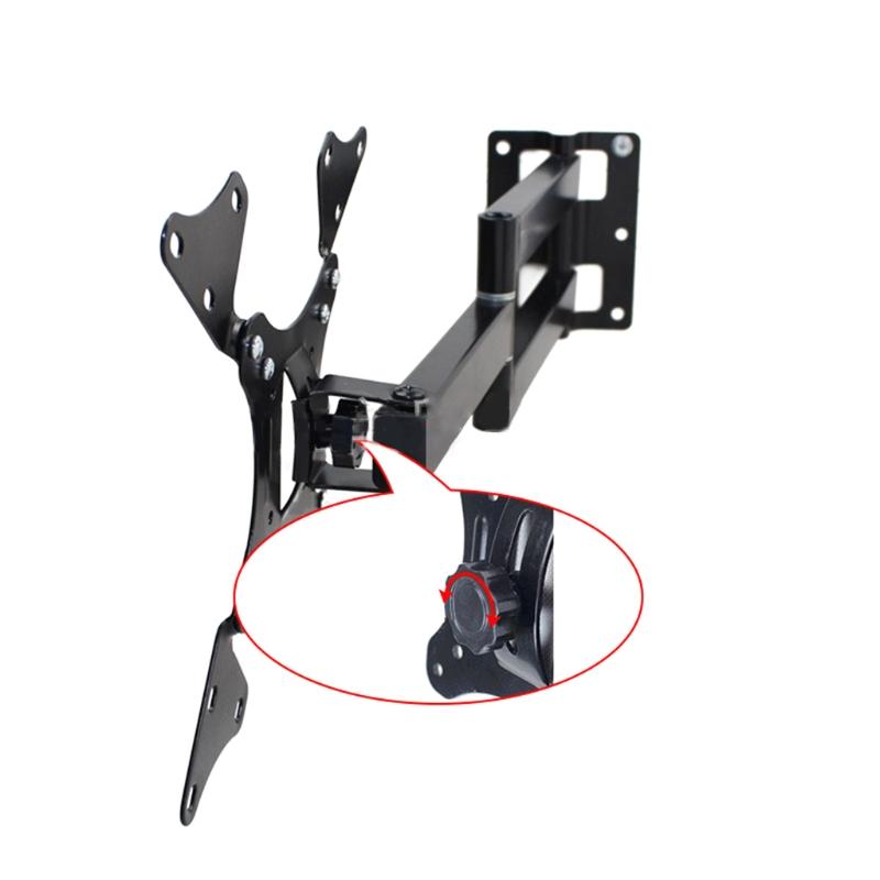 Heavy Duty TV Wall Mount Bracket Retractable Vesa Mount Holder for 14-37Inch TV for Living Room Bedroom
