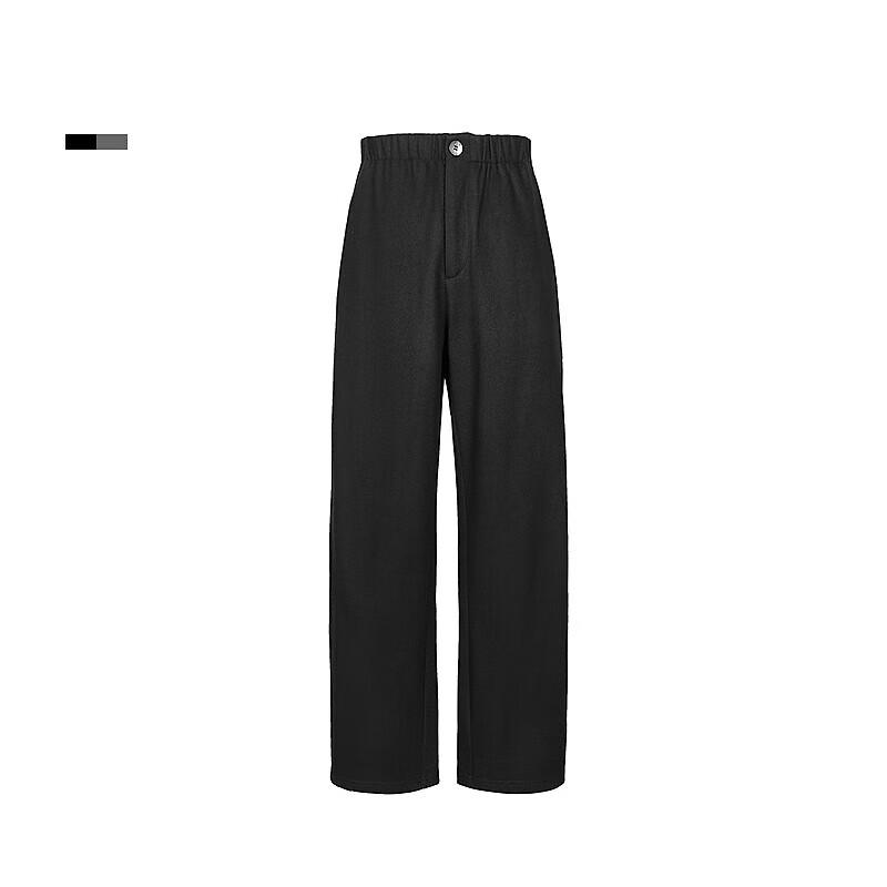 Less 2025 Winter Merino Wool Straight-Leg Trousers