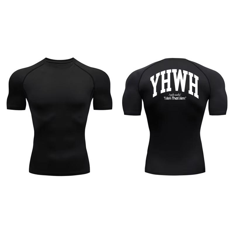 Compression Shirts for Men Short Sleeve Gym Workout Fitness Undershirts Quick Dry Athletic T-Shirt Top 10095