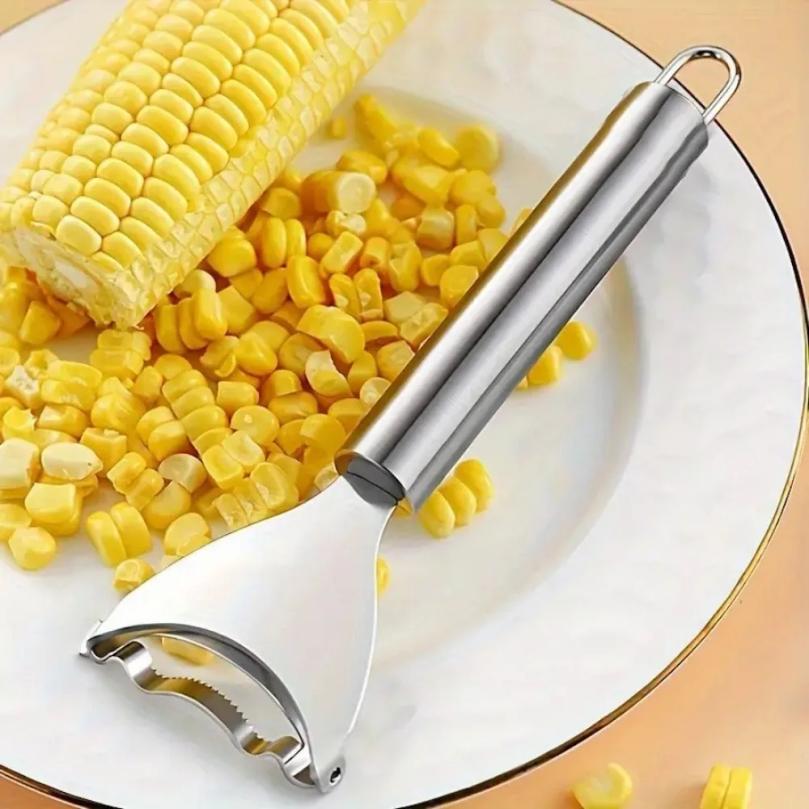 Decapator de porumb din oțel inoxidabil Treierat de porumb Treierator de porumb Decapator de curățat Decojie de porumb Decojie fructe legume Gadget de bucătărie