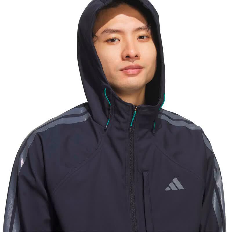adidas Men's Hooded Woven Sport Jacket