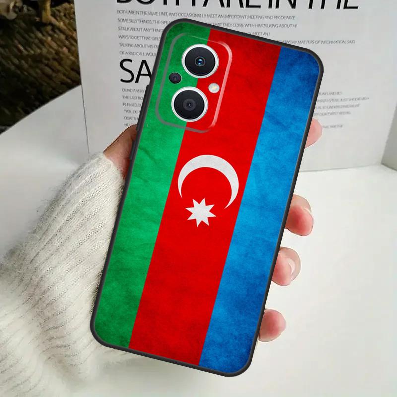 Azerbaijan Flag Phone Case For OPPO Reno 14F 12F 12 11 13 F 10 Pro 8T 7 8 Lite OPPO Find X9 X8 X6 X5 Pro Cover