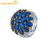 Bague classique en alliage de cuivre et Zircon, bijoux pour dames, cadeau de fête de promesse de mariage