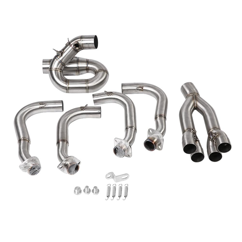 Motorcycle Full Exhaust System Vent Front Pipe Link Connect for Yamaha YZFR6 20062018
