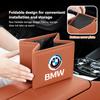 Portable Car Trash Bin Garbage Can Foldable Waste Storage Basket For BMW 50th Anniversary Edition E36 E46 E53 E90 E60 E93 E87 Cyfp80