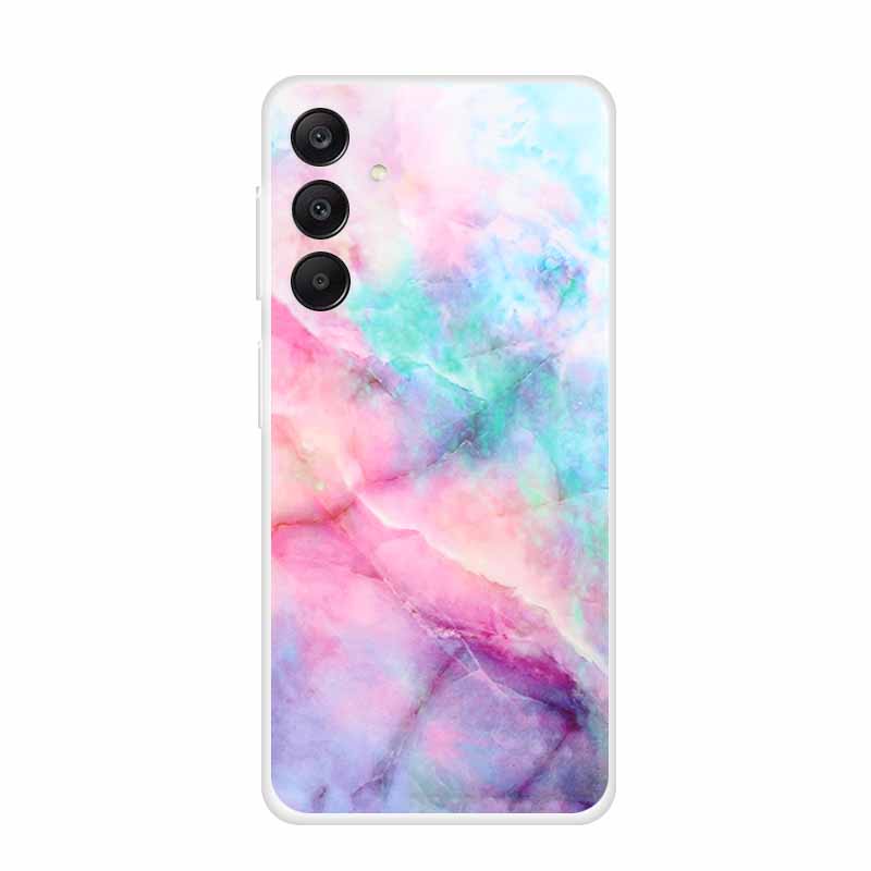 Marble Patterns Phone Case for Samsung A25 Soft Transparent TPU Clear Cover for Samsung Galaxy A 25 Protective Silicone Shell