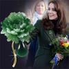 Exquisite Green Peony Flower Brooch For Women Girls Vintage Anti-Slip Pins Versatile Corsage Clothing Accessories Gifts