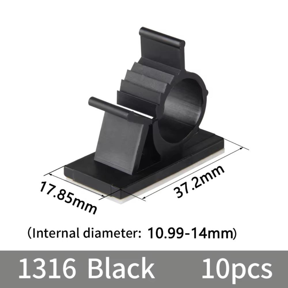 10Pcs Adjustable Cable Organizer Clips Plastic Cord Management Clips  Electronics Cord Organization