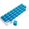 Plastic Multi-compartment Pill Box, Keyboard Type 31 Compartments, Independent Storage, Large Pill Storage Pods With Date