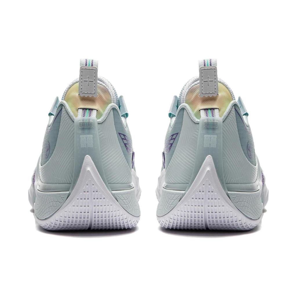 Li Ning Shadow 5 V2 Amortiguación Antideslizante Resistente a la Abrasión Transpirable Caña Baja Zapatillas de Baloncesto para Hombre ABPU009-3