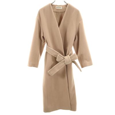 SNIDEL Made In Japan Wool Cashmere Blend Coat Beige Women Used
