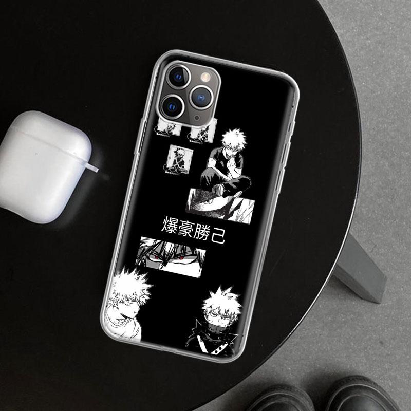 MHA Bakugou Katsuki Phone Case Cover for iPhone 18 11 12 13 Mini 14 15 Plus 16 Pro Max 17 Air 7 8 + SE Art Customized Fundas 11 12