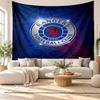 Rangers FC Wandteppich, Weiches Stoff Wandbehang, Dekorative Kulisse Für Schlafzimmer Heimwandkunst