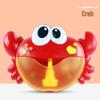 Crab & Frog Bubble Machine: Musical Bath Toy for Kids - Douyin Electric Bubble Maker