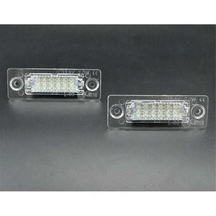 CANbus 12V 18 LEDs Car LED License Number Plate Lights Lamp For VW Transporter T5 Caddy Touran Golf Passat white 6000k