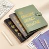 100 Days Saving Challenge Binder with Clear Cash Envelope Number Sticker Reusable 6 Holes Binder Budget Book Planner Money Organizer Album