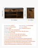 Entryway Shoe Bench, 805 x 305 x 445 mm Shoe Storage Organizer with Hidden Lift Top Storage Space, 300lbs Bench with Cushion Seat and 3 Cabinets for