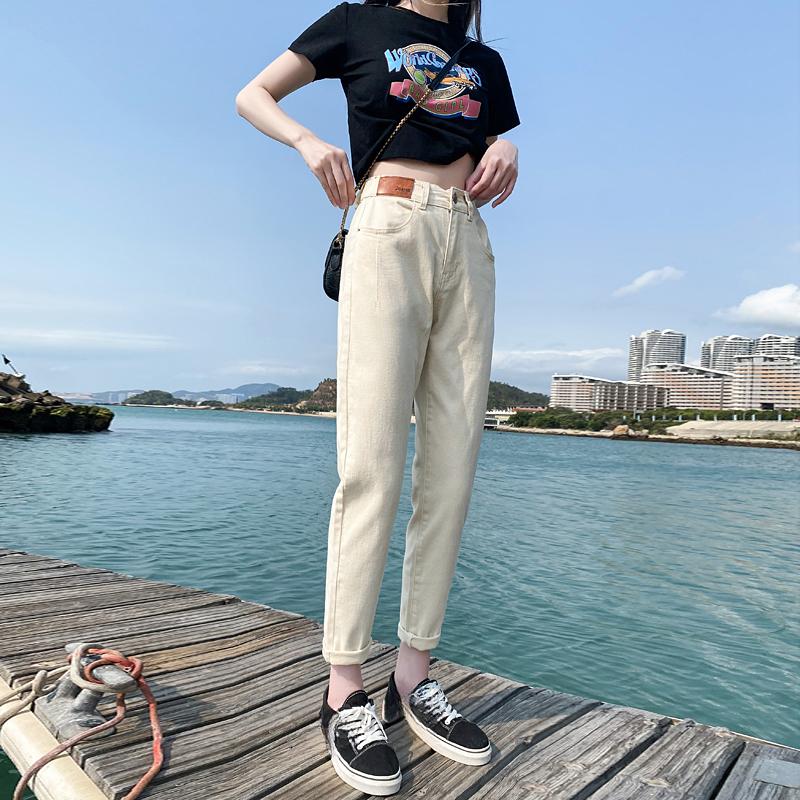 DIMANAF 2024 Autumn Women Cotton Pants Female Elastic Basic High Waist Trousers Fashion New Long Pants