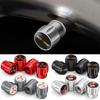 Cxmvxd1 4PCS Car Wheel Tire Valve Stem Caps For Ralliart ASX Eclipse Galant Mirage Montero EVO Xpander Auto Accessories