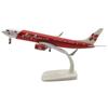 1/400 Scale Airplanes Toy B737 Air Asia Airways Plane Model 20CM Alloy Metal Replica Model Ornament with Landing Gear