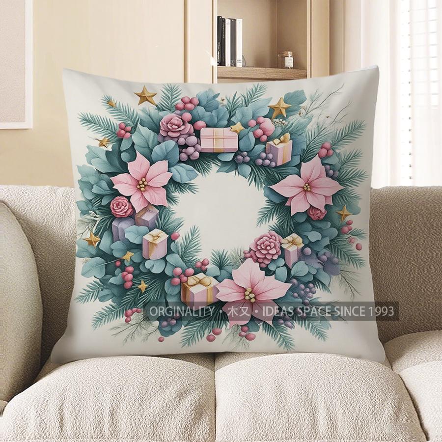 Home Decor Enchanted Cottage Pattern Pillow For Home Pattern Cushion Cover Suitable For Sofa Bedroom Car Pillow Cover